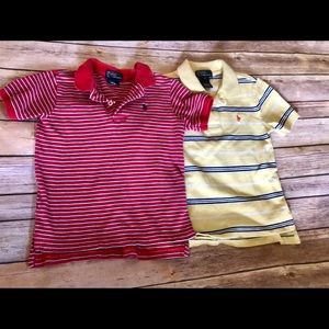 Set of 2 Ralph Lauren Polo Shirts Size 5